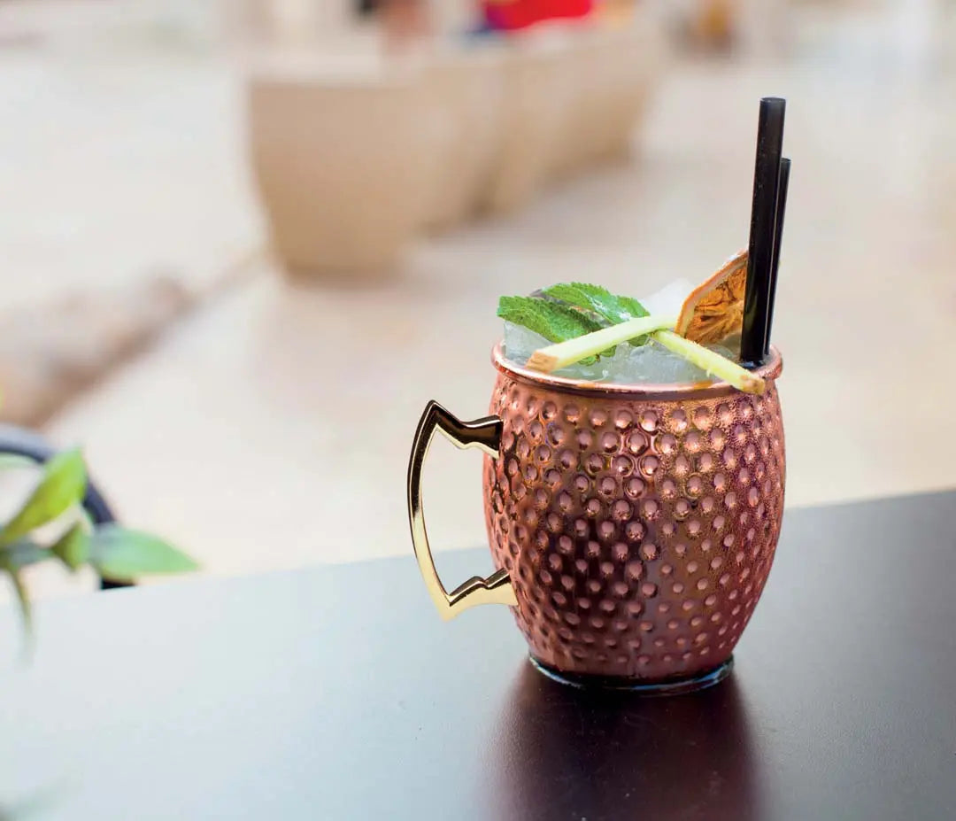 Mug Moscow Mule en acier plaqué cuivre