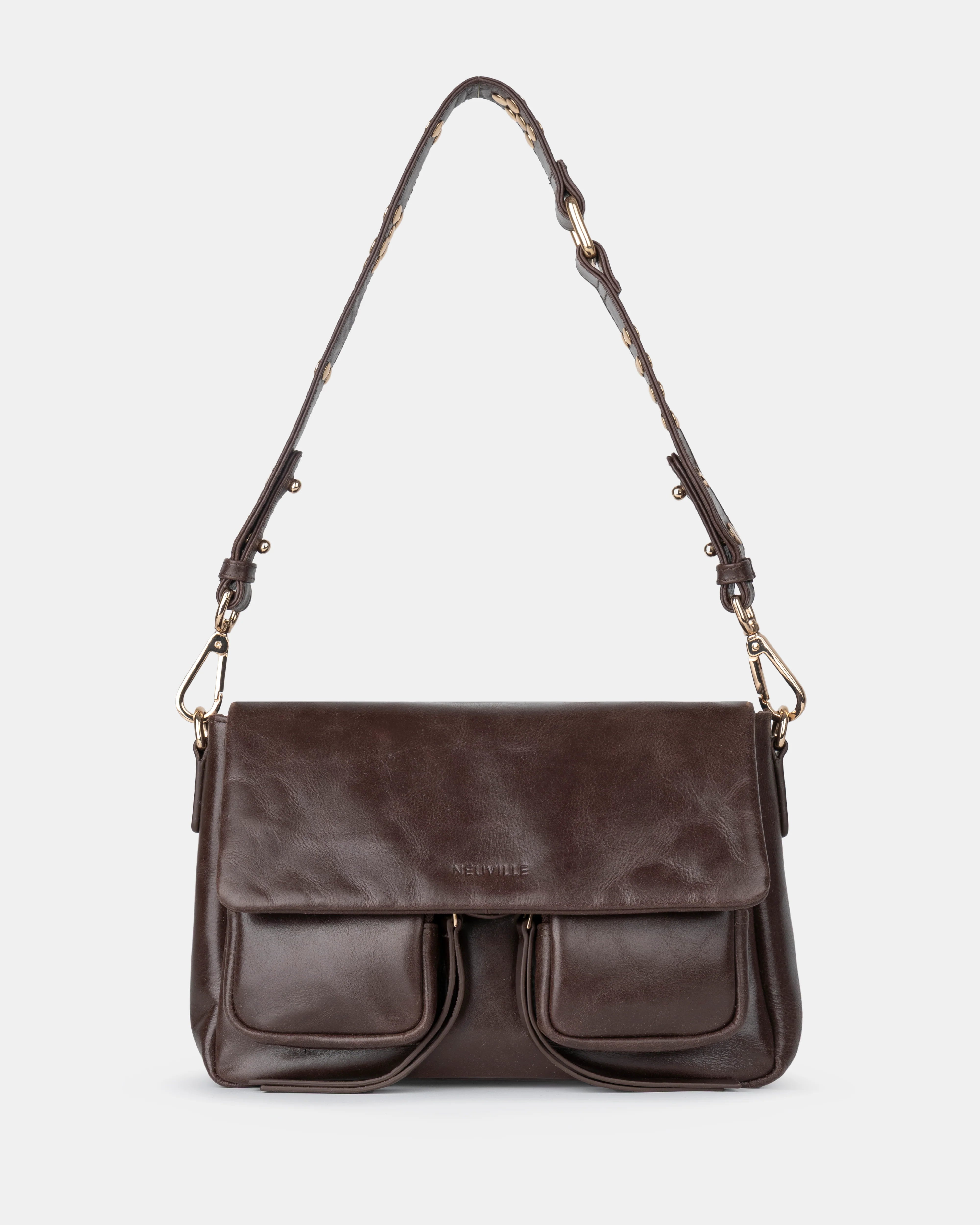 Maxke Chocolate Gold Bag