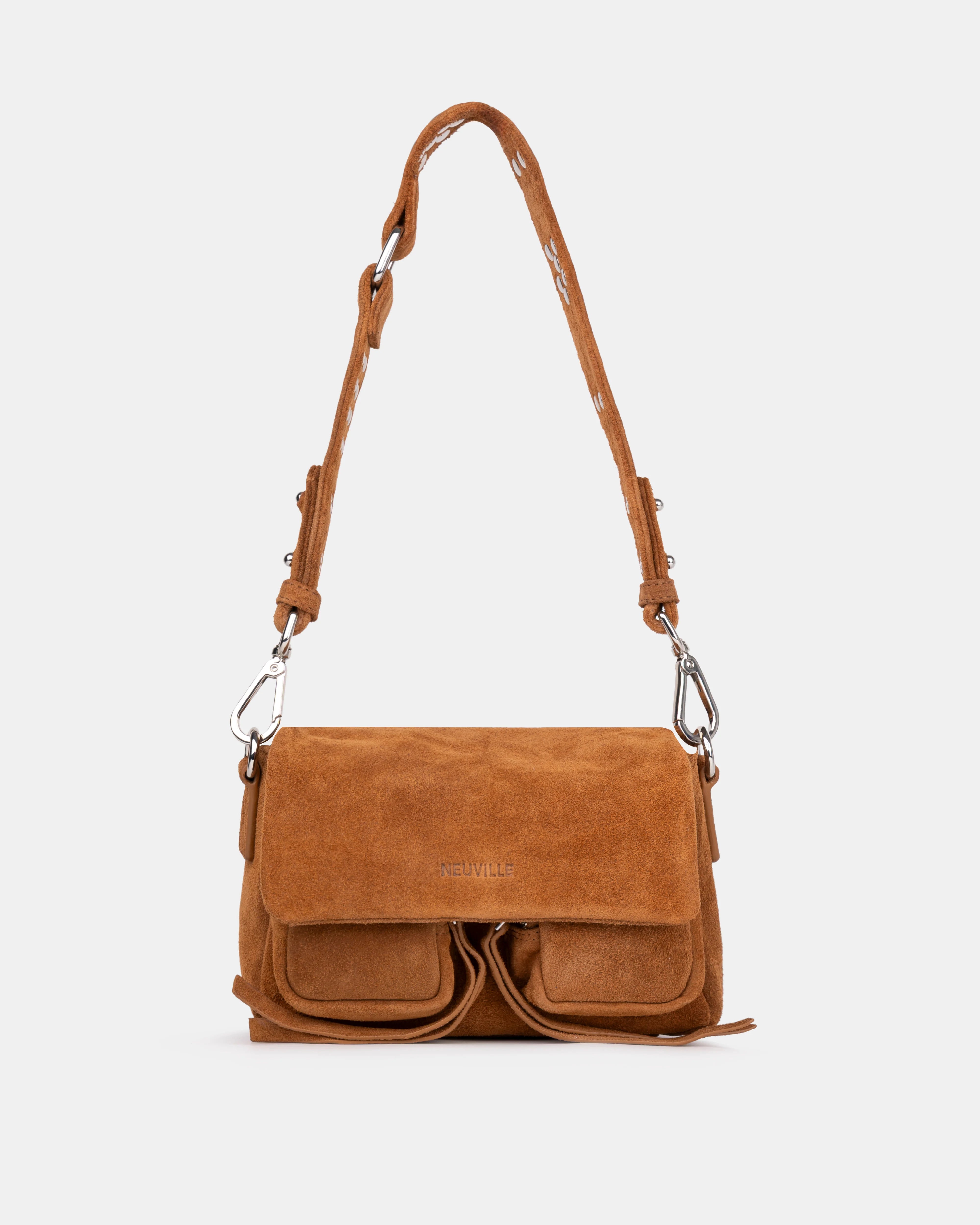 Caramel Suede Mini Max Bag
