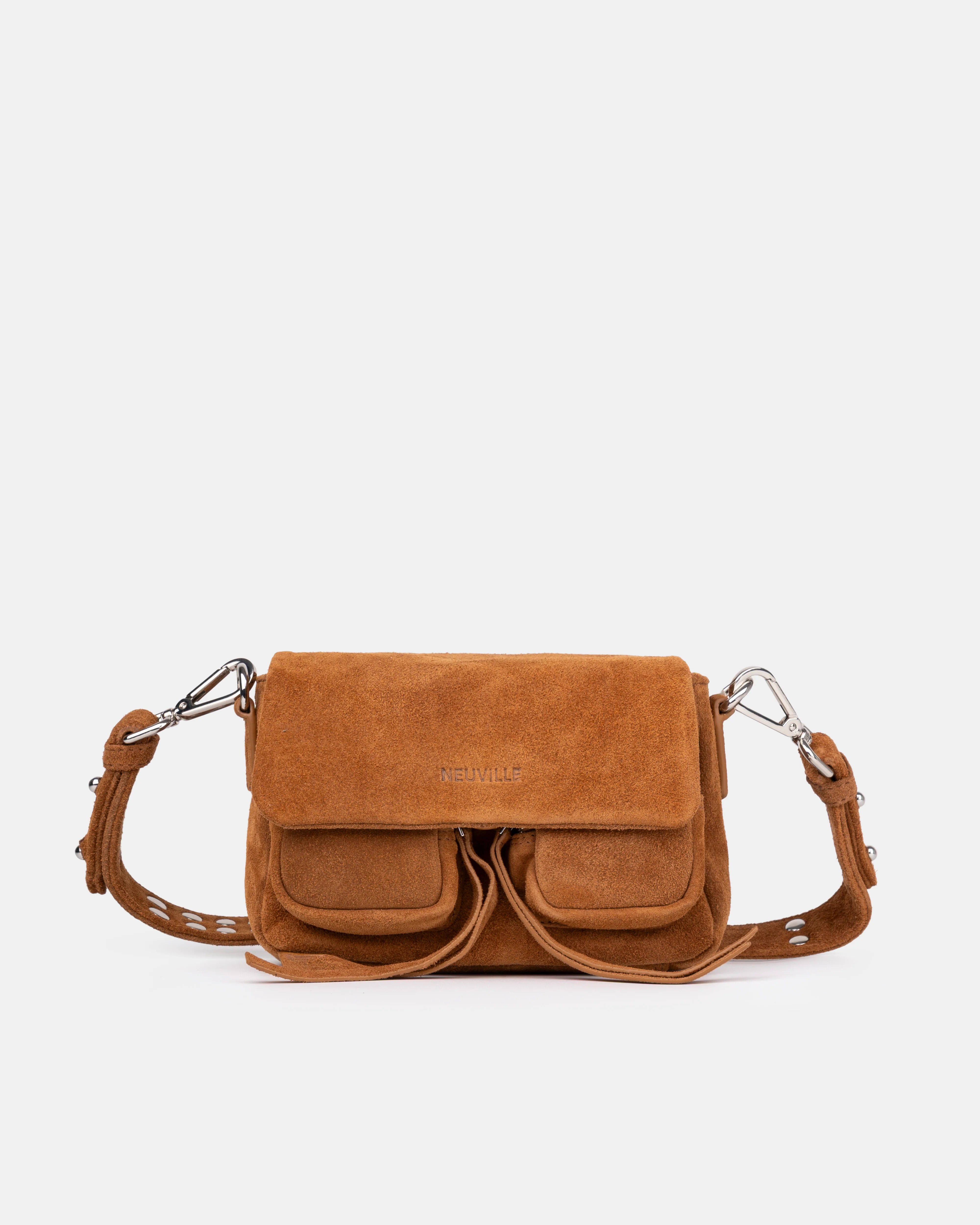Caramel Suede Mini Max Bag
