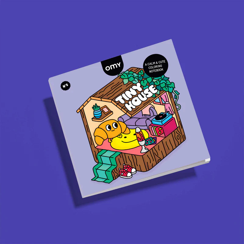 Coloring Book - Cozy Art - Tiny House