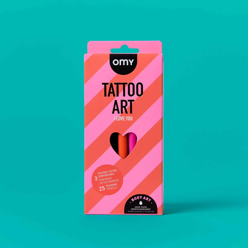 Tattoo Art Temporary Tattoo Markers - Love