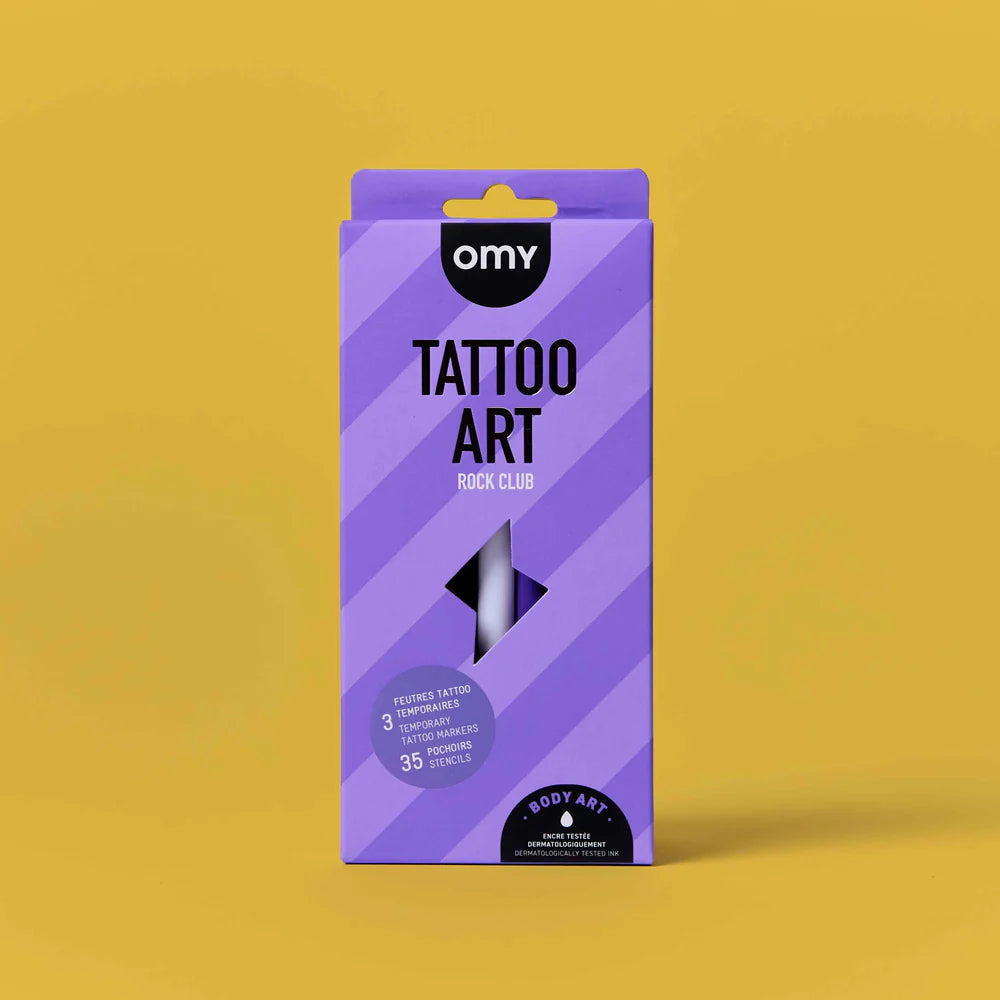 Tattoo Art Temporary Tattoo Markers - Rock