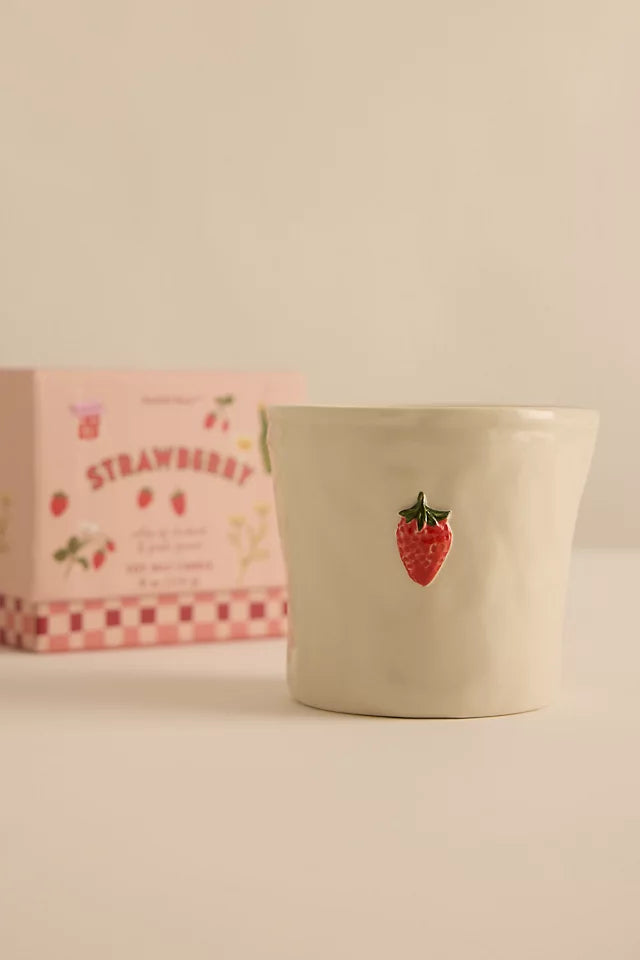 Bougie parfumée Bistro Fraise - Fraise 226 gr