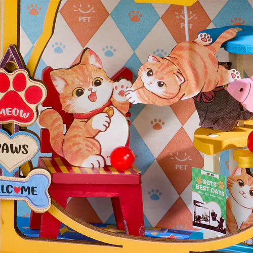 3D-puzzel - Minihuis - Pawfect Pet Shop