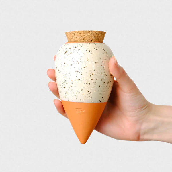 Arroseur pour Plantes Olla hydratante - Blanc grainé