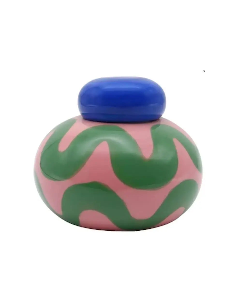 Jar - Simona - Blue, Green and Pink