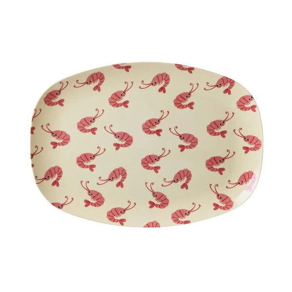 Plateau rectangulaire en mélamine - New Shrimp