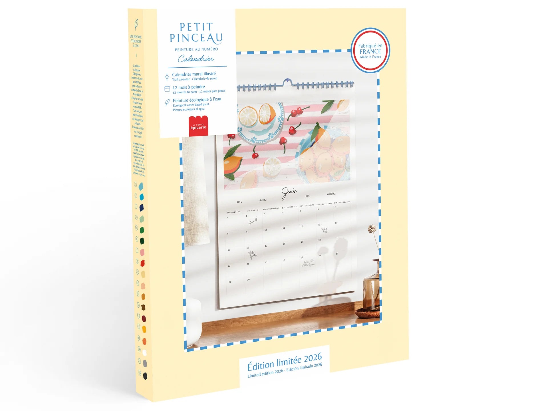 Schilderen op nummer kalender - editie 2026 - Schilderen op nummer - Klein penseel