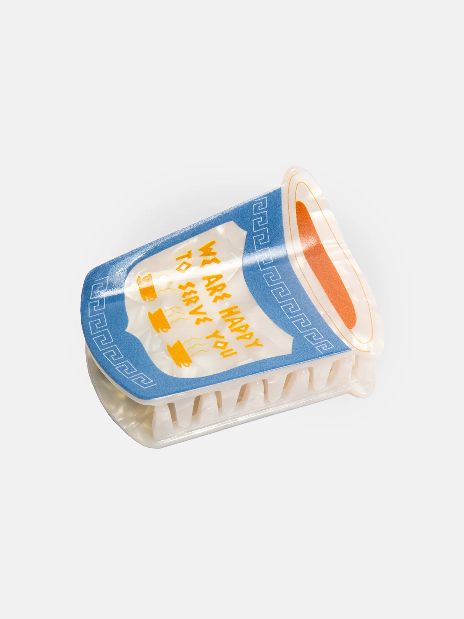 Hair clip - New York cafe