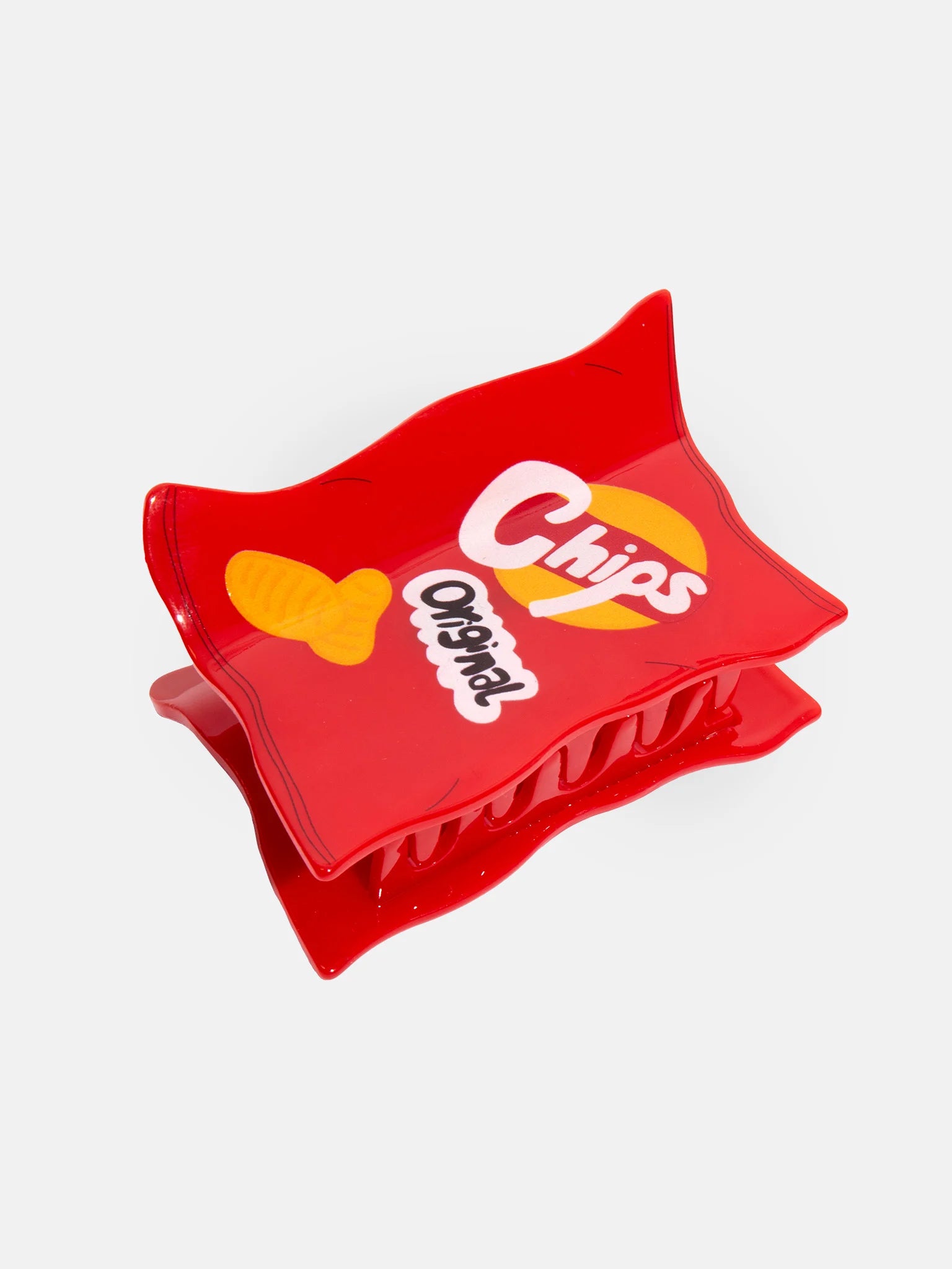 Hair clip - Red chips