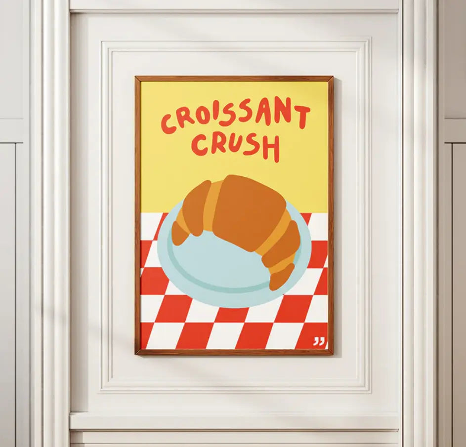 Poster Croissant Crush