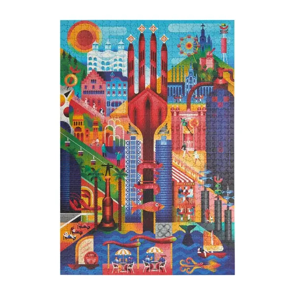 Barcelona Puzzle - (1000 pieces)