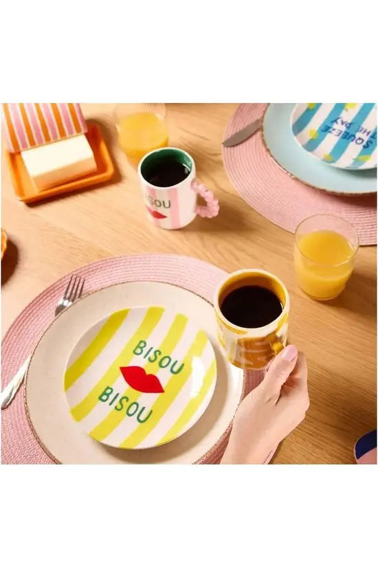 Dessert plate - Kiss