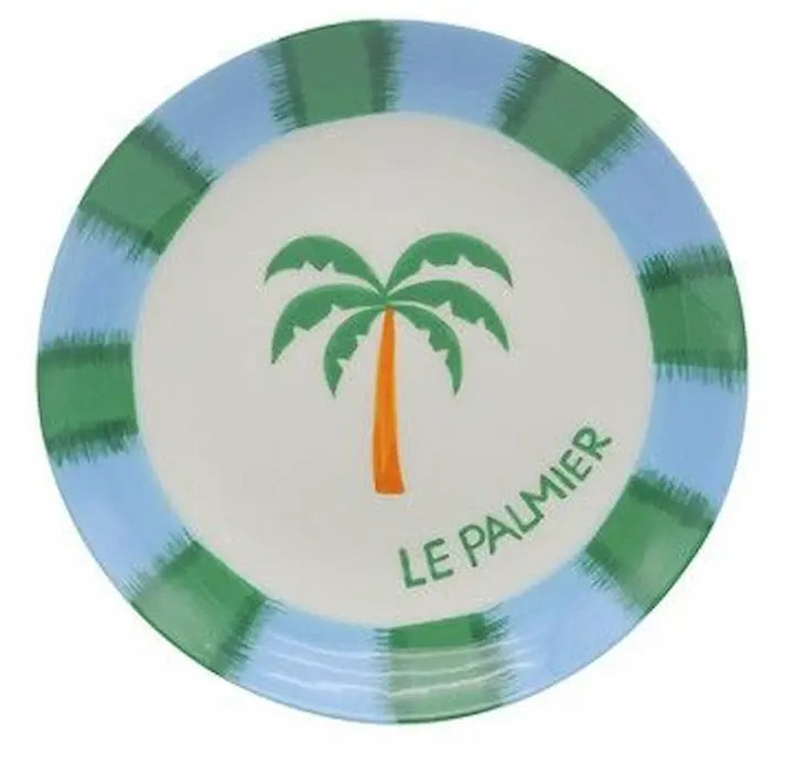Diego Summer Dessert Plate - The Palm Tree