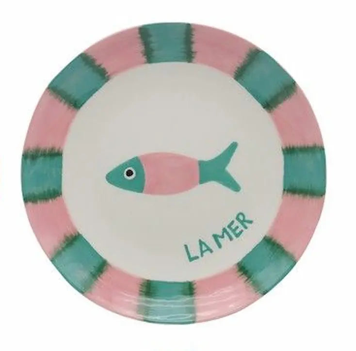 Diego Fish Dessert Plate - The Sea