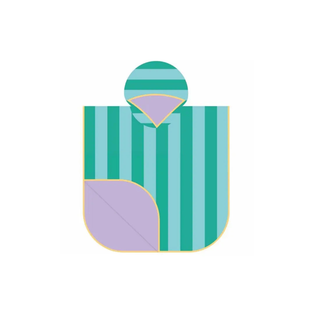 Poncho de plage Lagon