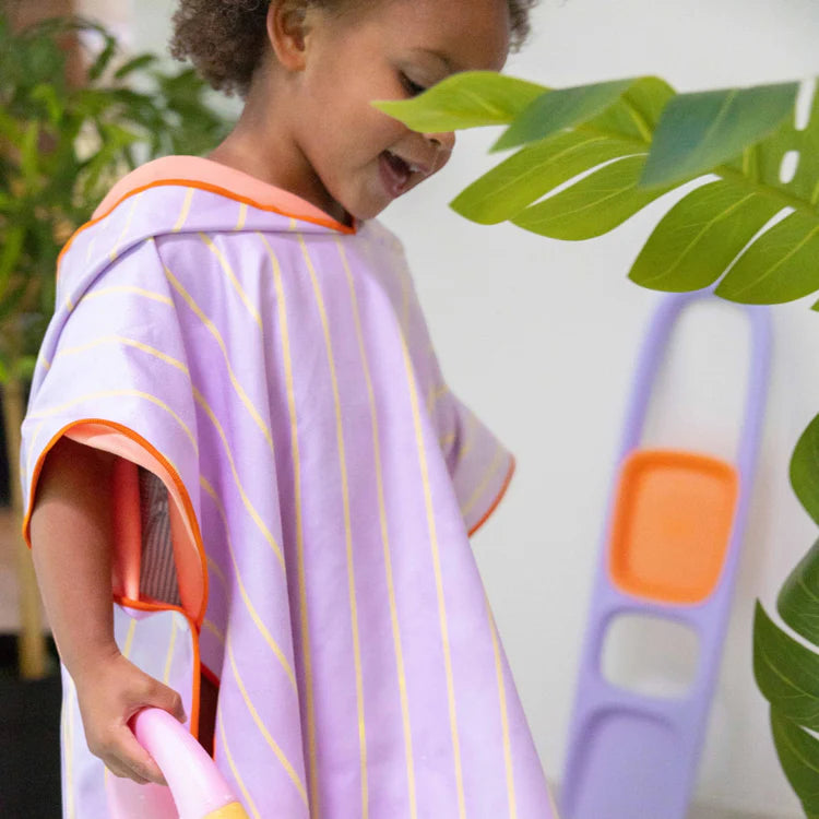 Poncho de plage Rouge Lavende