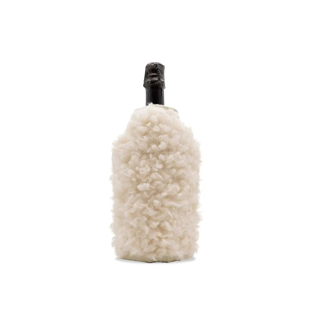 Cooler with faux fur decoration