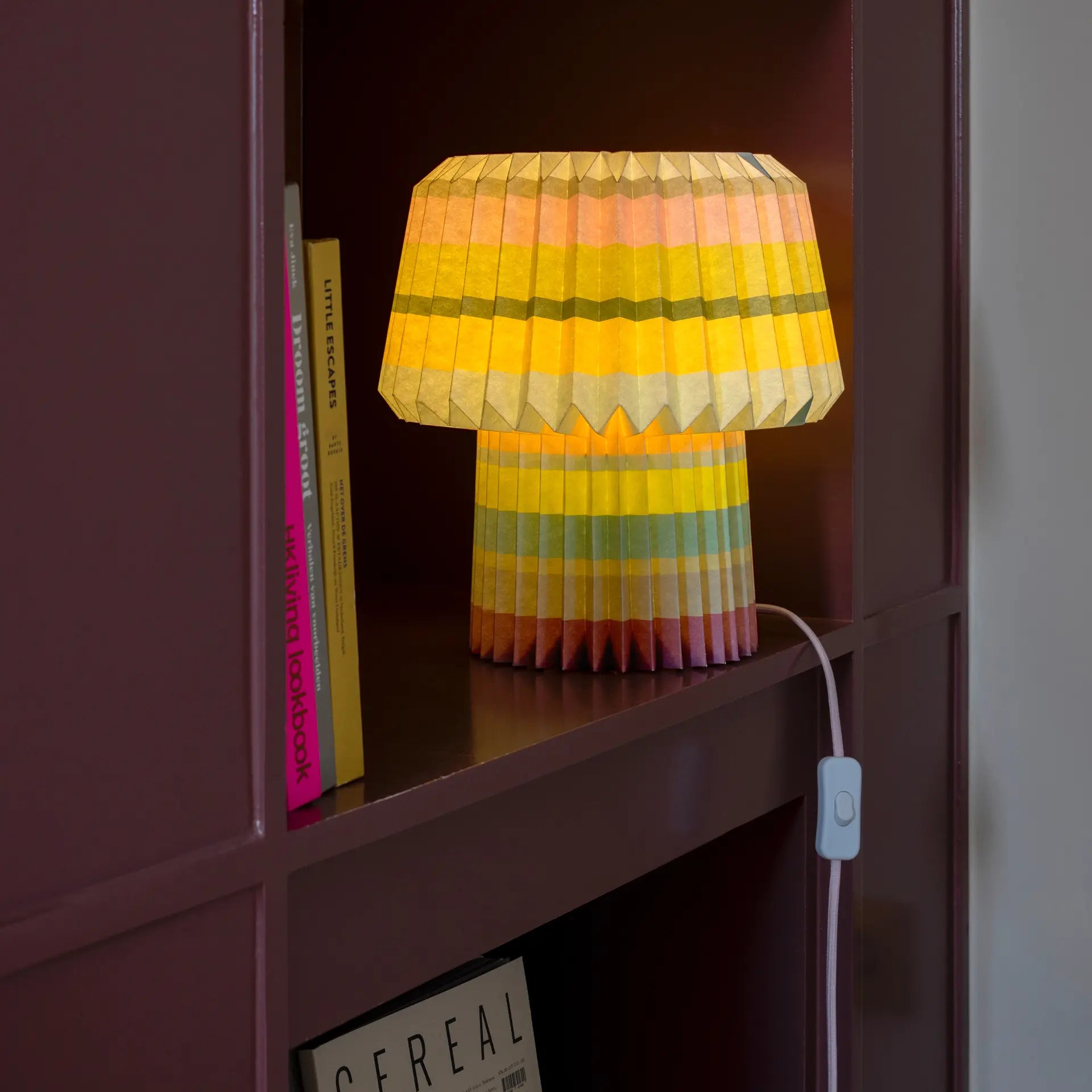 Paper Lamp - Anna Stripes