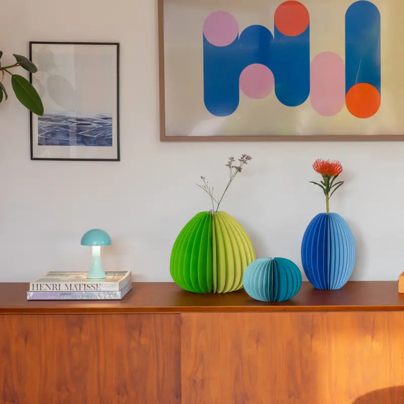 Vase en papier "Yuki"