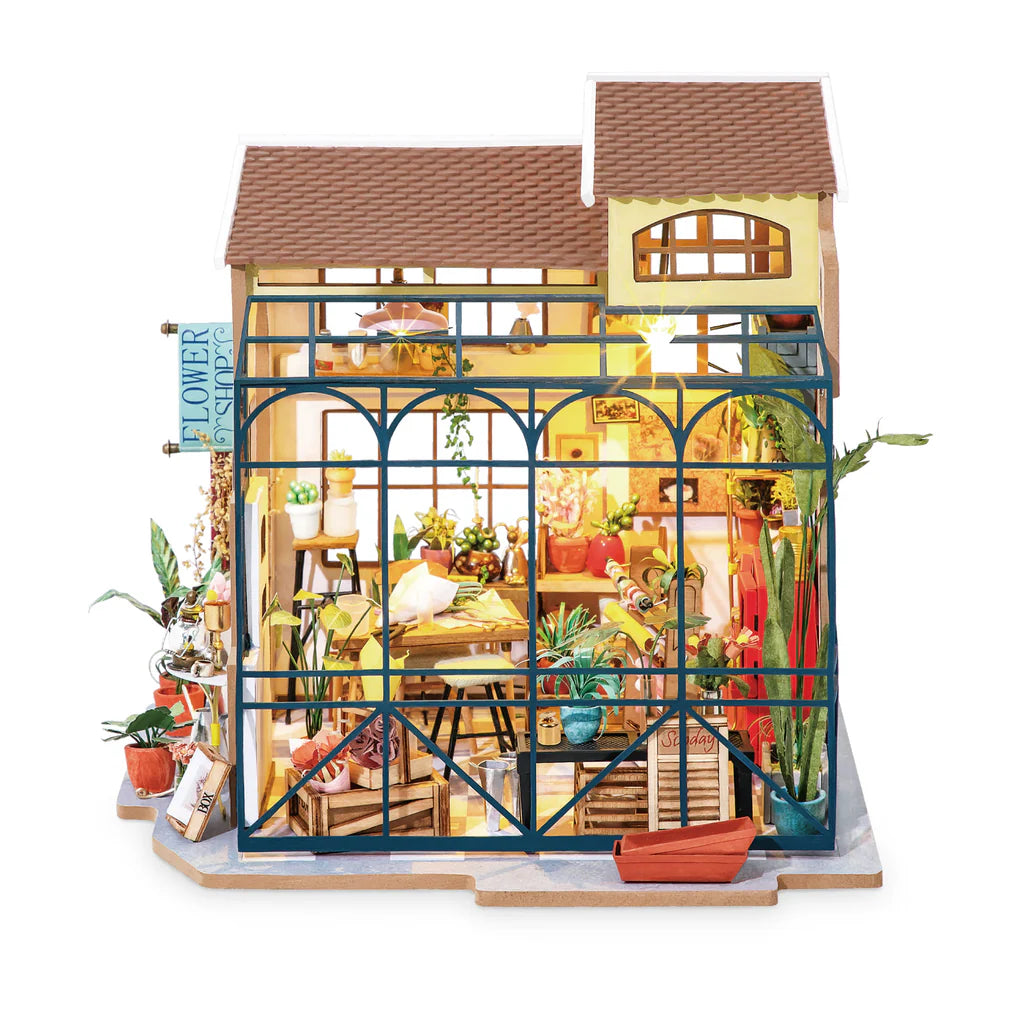 Puzzle 3D - Emily's Flower Shop - Magasin à Construire - Âge 18+
