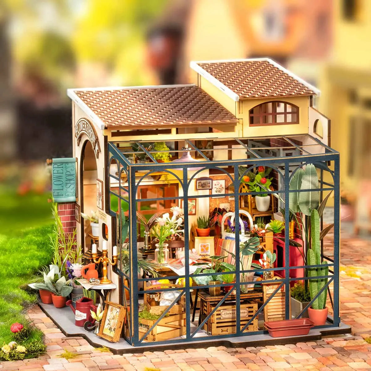 Puzzle 3D - Emily's Flower Shop - Magasin à Construire - Âge 18+