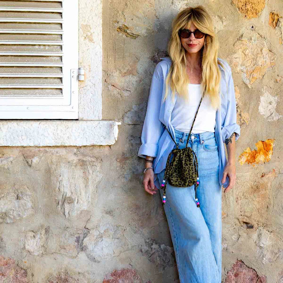 Mini Billie Graou olijfkleurige tas