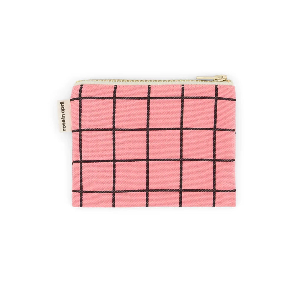 Porte-monnaie Marie Check Funky Pink