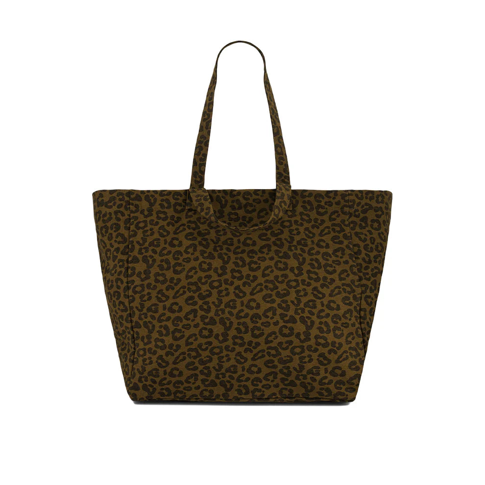 Elisa Graou olijfkleurige draagtas