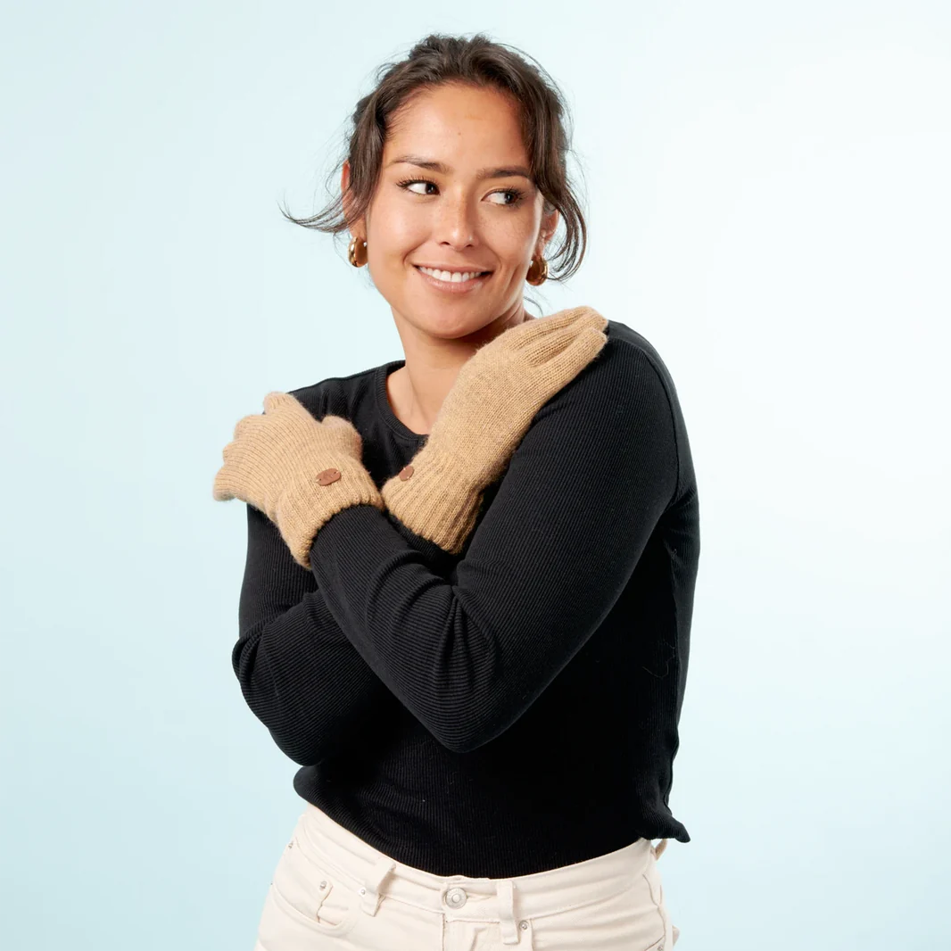 Gants Moscow Mule Crème Femme