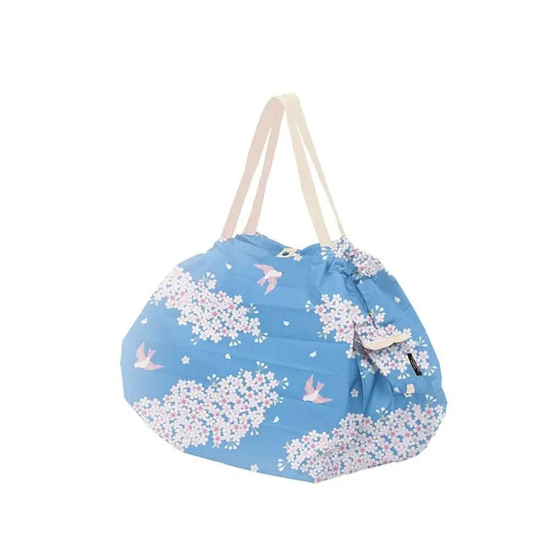 One-pull foldable bag - L Hana ni Tori