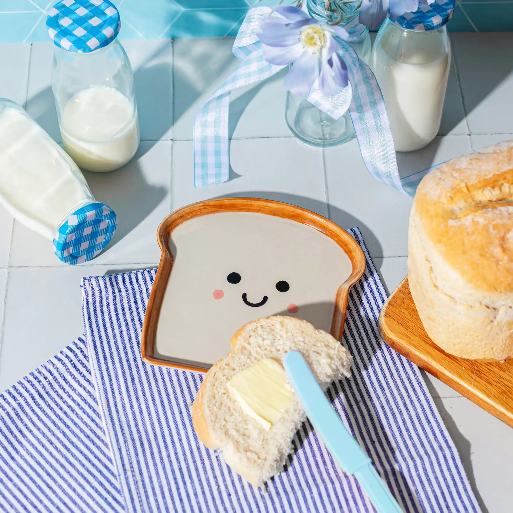Snack Plate, Slice of Bread