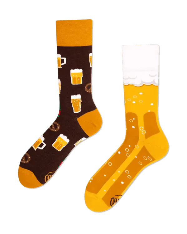 Chaussettes hautes dépareillées - Craft Beer