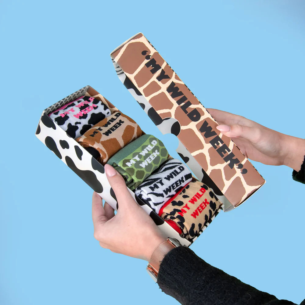 Originele "My Wild Week" sokken (5 paar)