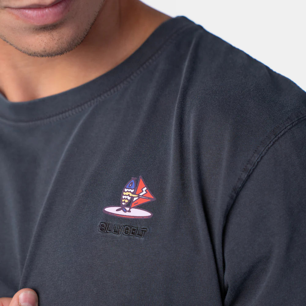 T-shirt Noir Jeanne x Billybelt - Imprimé Sardine