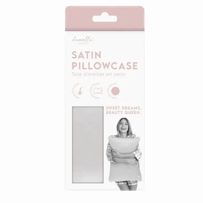 White satin pillowcase