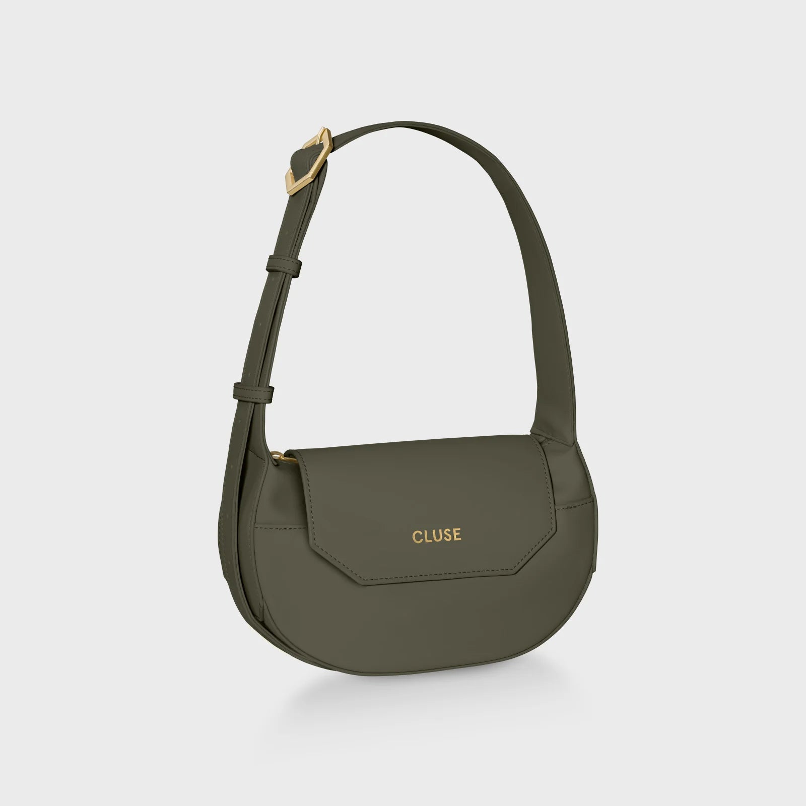Sac à main Sacroisé Petite Crossbody, Dark Green, Silver Colour