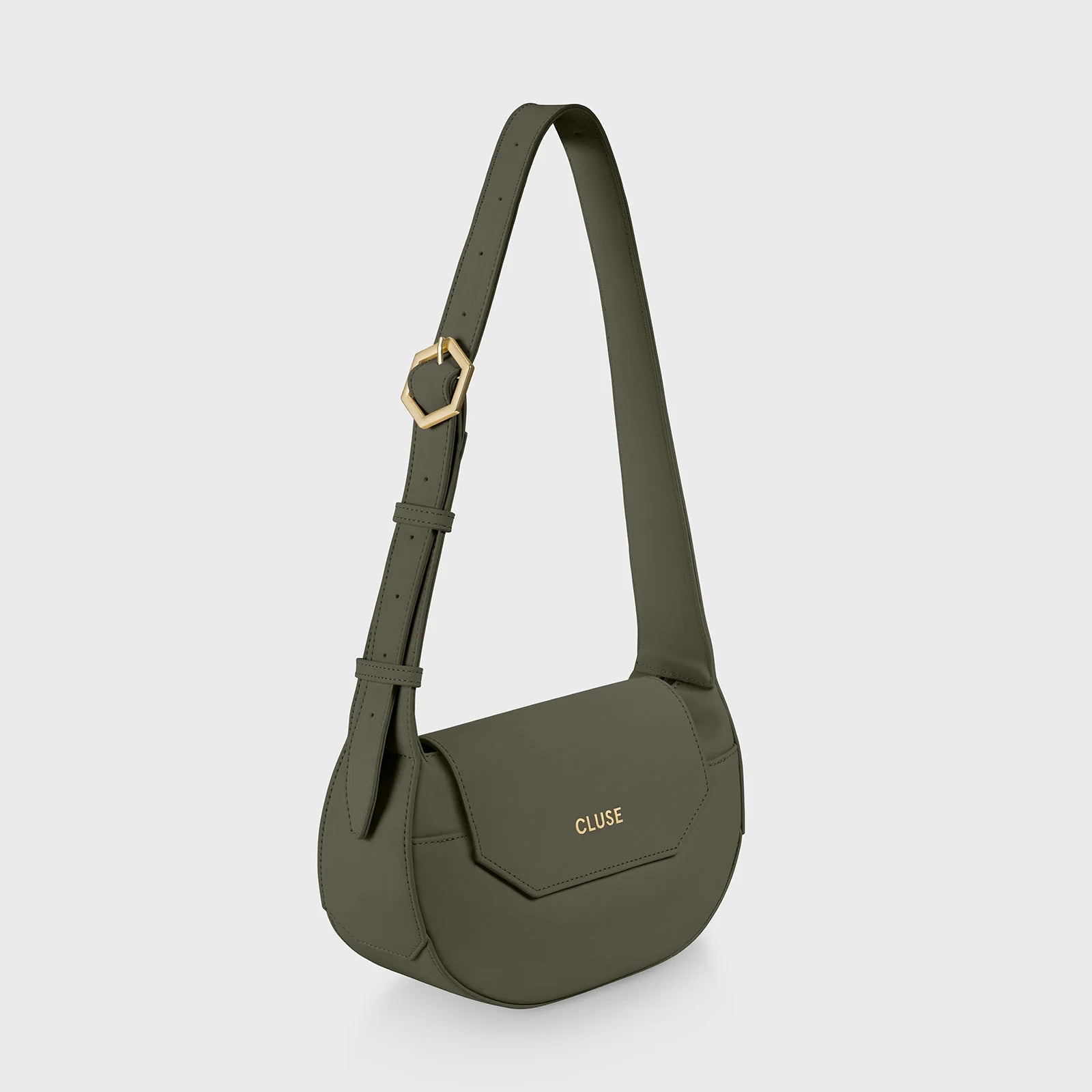 Sac à main Sacroisé Petite Crossbody, Dark Green, Silver Colour