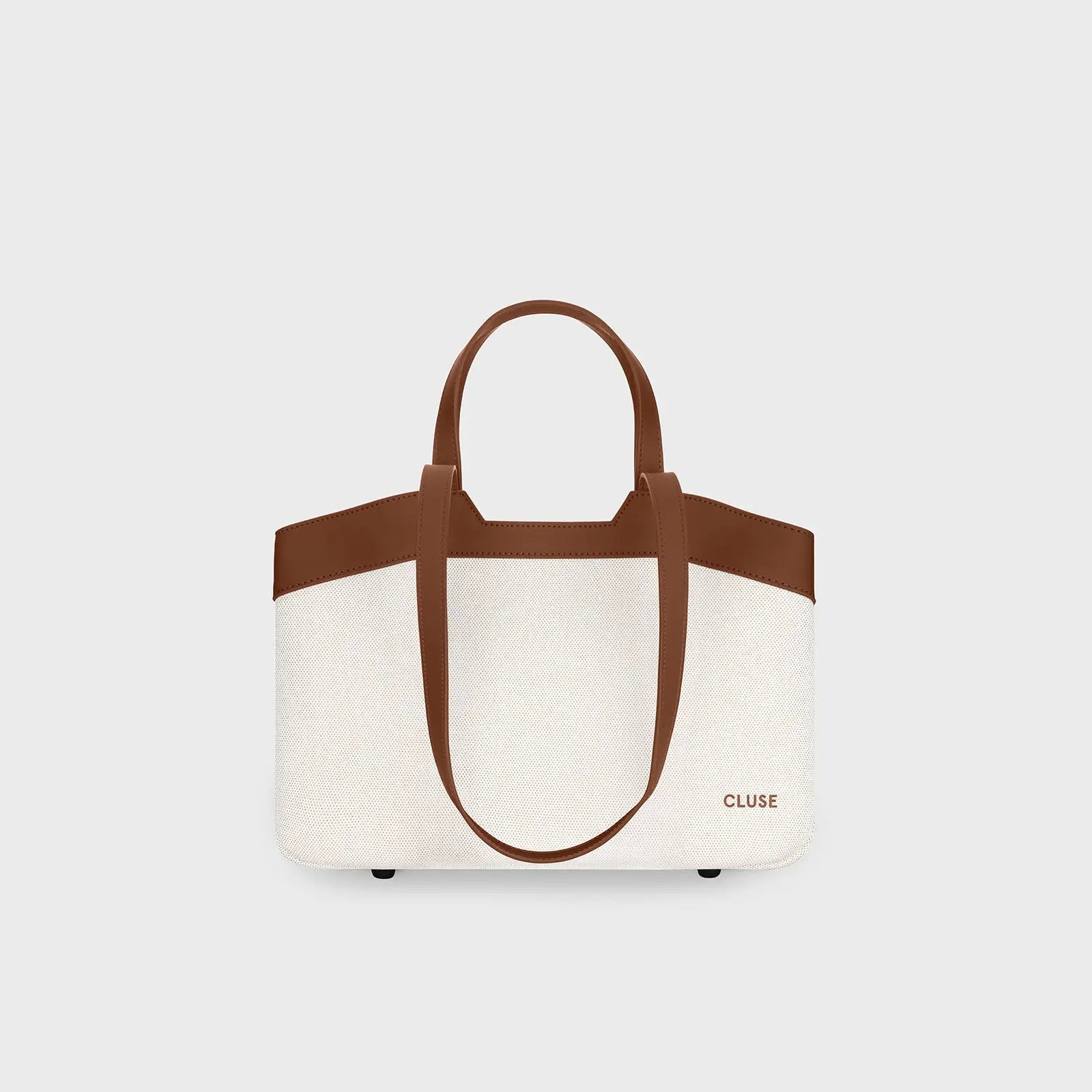 Tote Bag Petite, Beige, Brown Colour