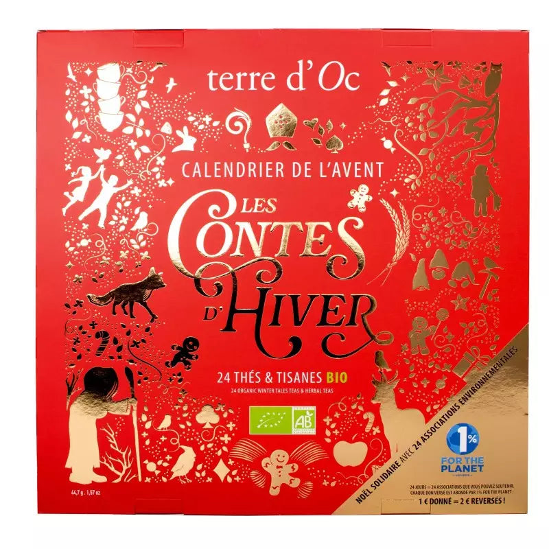 Organic Tea Advent Calendar 2025 - Winter Tales