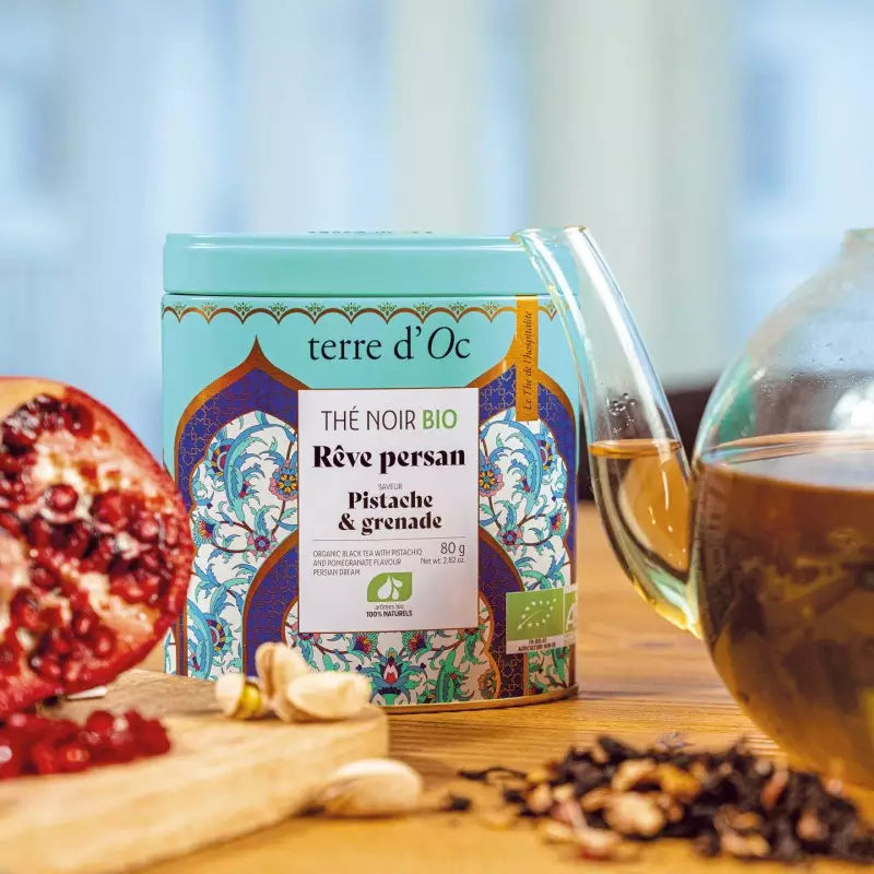 The Noir Rêve Persan Pistache & Grenade Hopitalité