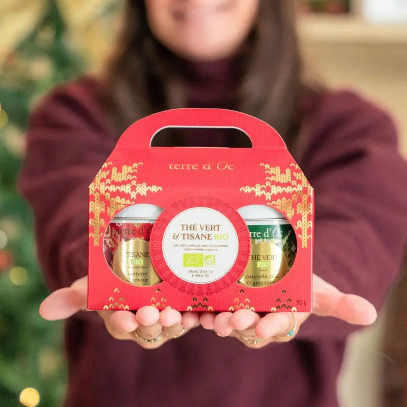 Duo de Noël - Thé vert & tisane bio