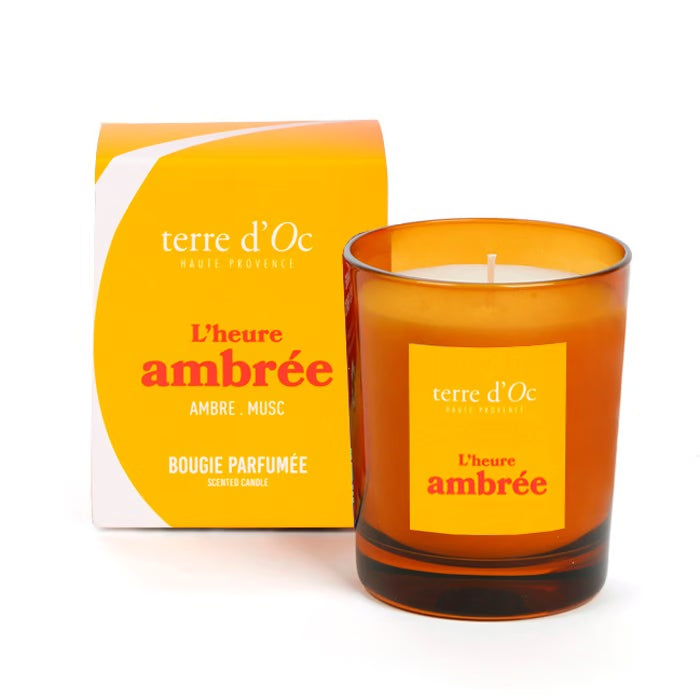 Bougie Parfumée - Heure ambrée