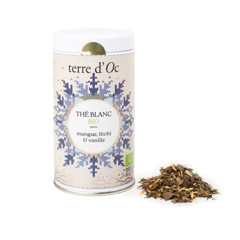Thé blanc bio de Noël - Mangue, litchi & vanille