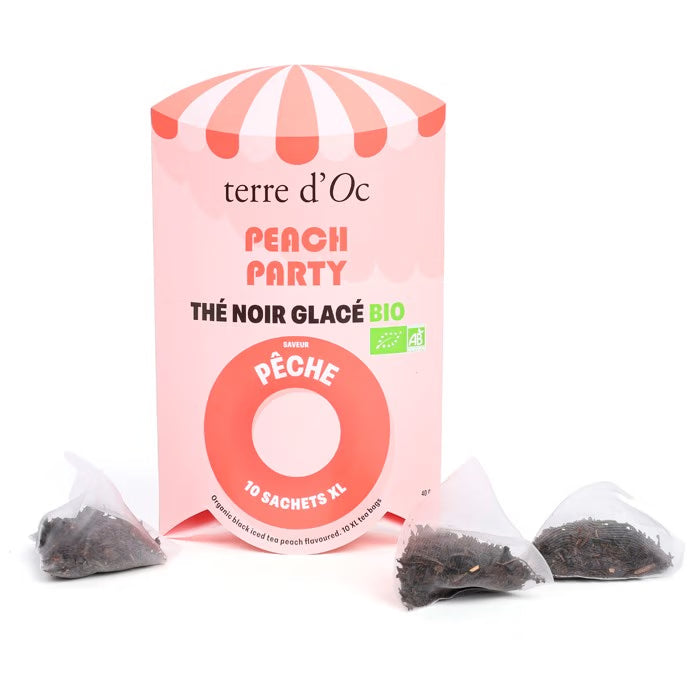 IJsthee Zwart - Peach Party - Perzik