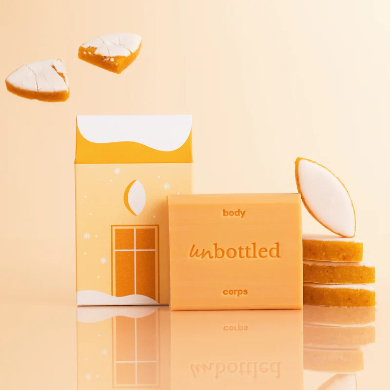 Bottle-free shower gel - Calisson and Melon