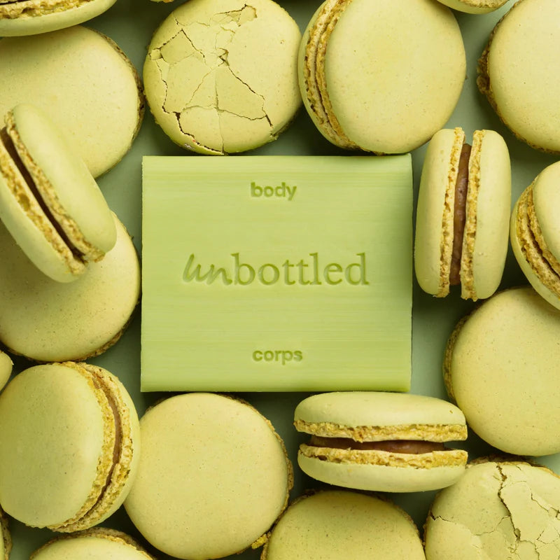 Bottle-free shower gel - Macaron and Pistachio