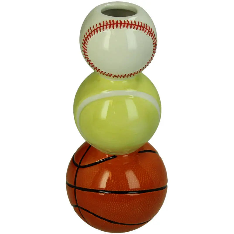 Vase Sport Balls Dolomite Multi 9,5x9,5x20,8cm