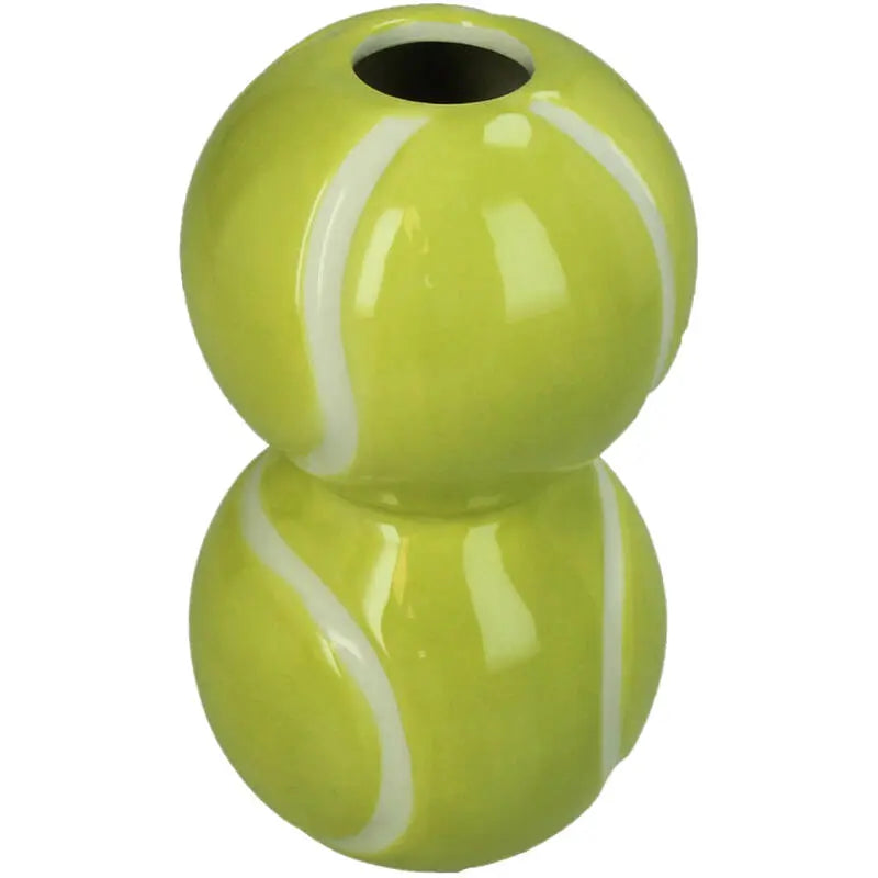 Vase Tennisball Jaune Dolomite 8,6x8,6x15cm